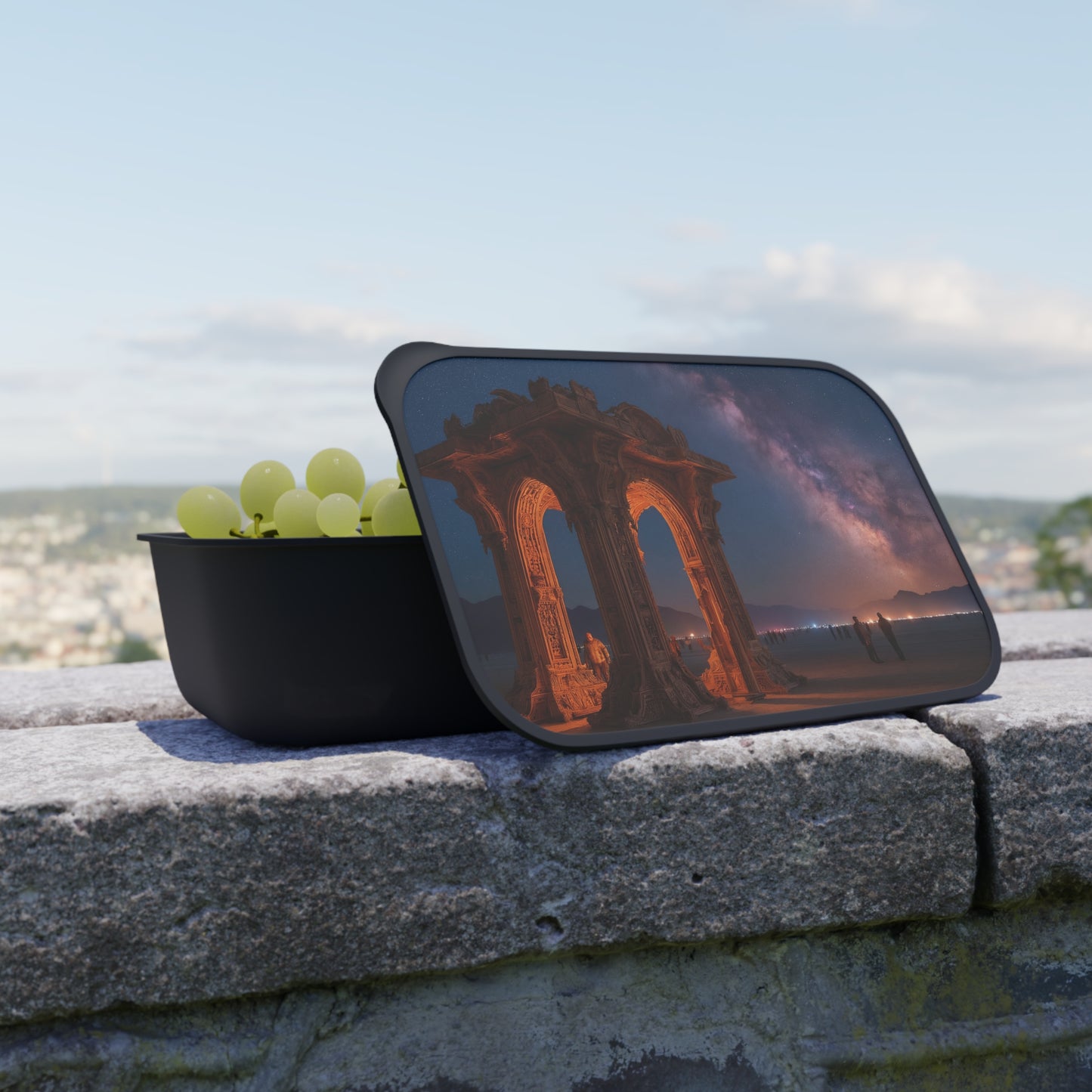 Celestial Gate PLA Bento Box with Band and Utensils – Gateway to the Milky Way