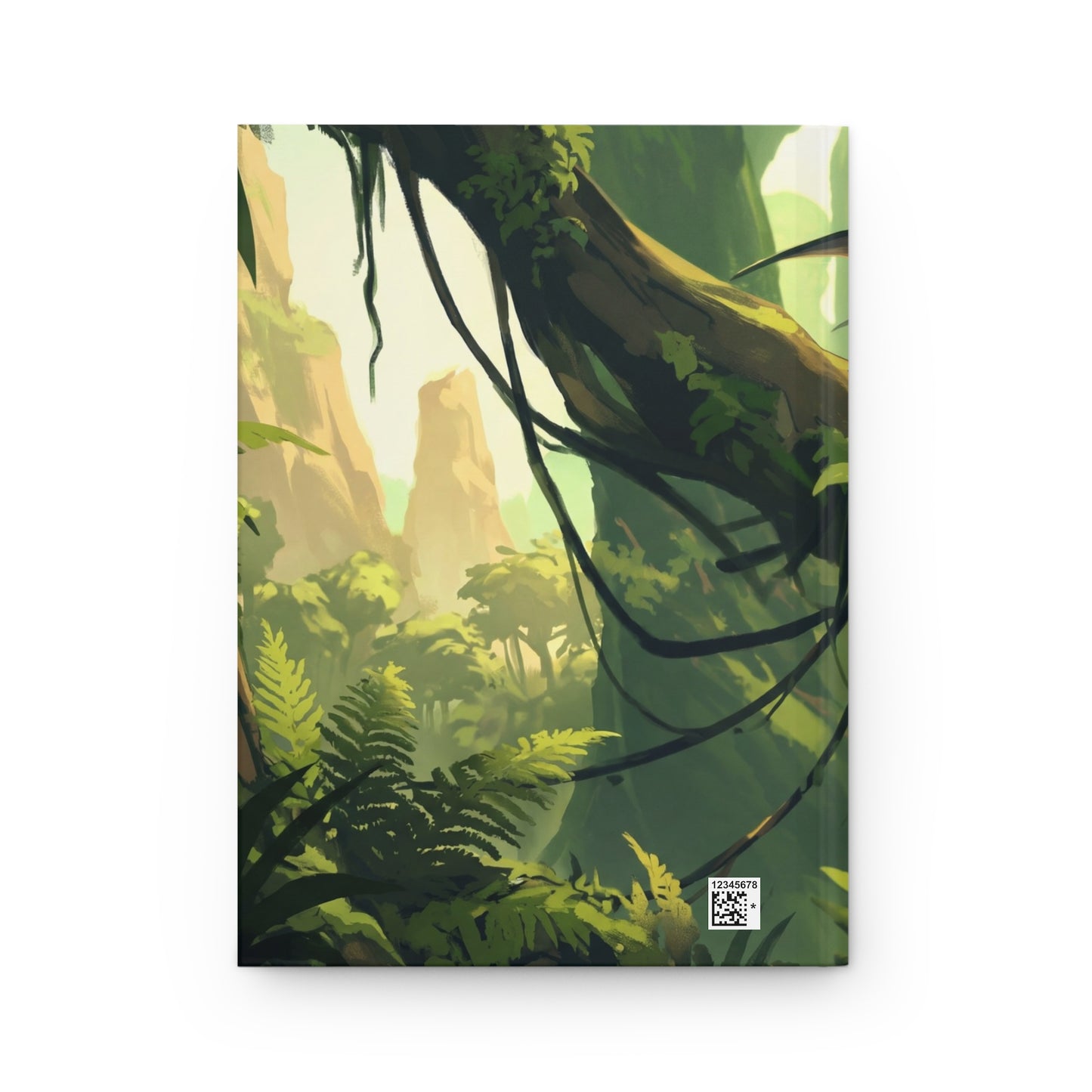 Winged Cat Guardians Hardcover Journal Matte – Sunlit Canopy Whispers