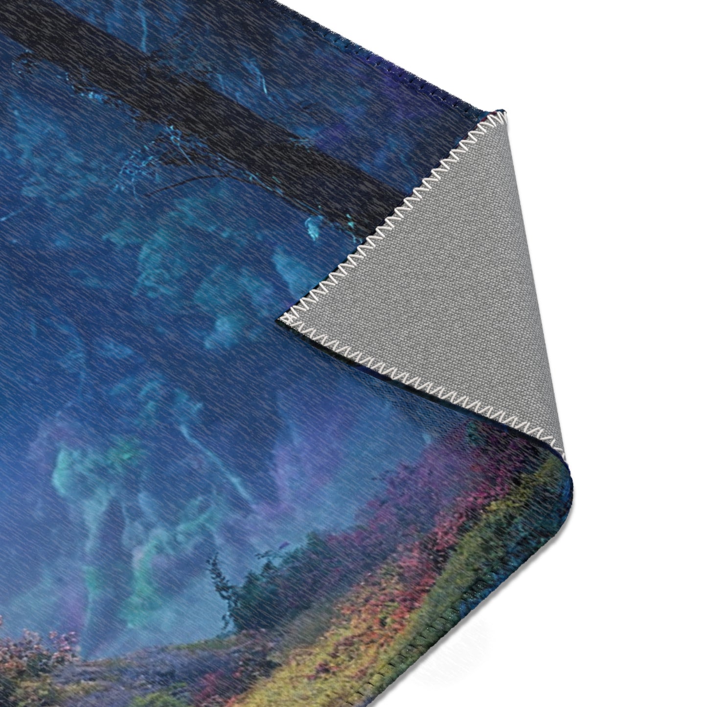 Whispering Grove Treehouse Rug – Moonlit Forest Sanctuary