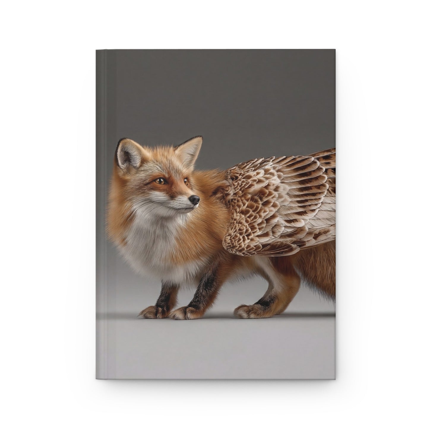 Winged Foxes Hardcover Journal Matte – Whispers of the Wild Sky