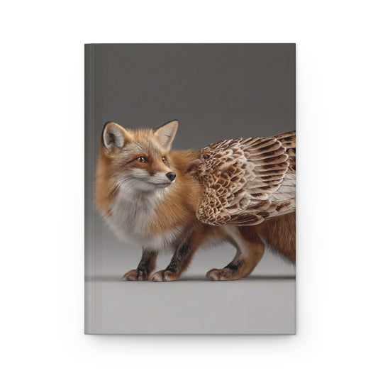 Winged Foxes Hardcover Journal Matte – Whispers of the Wild Sky