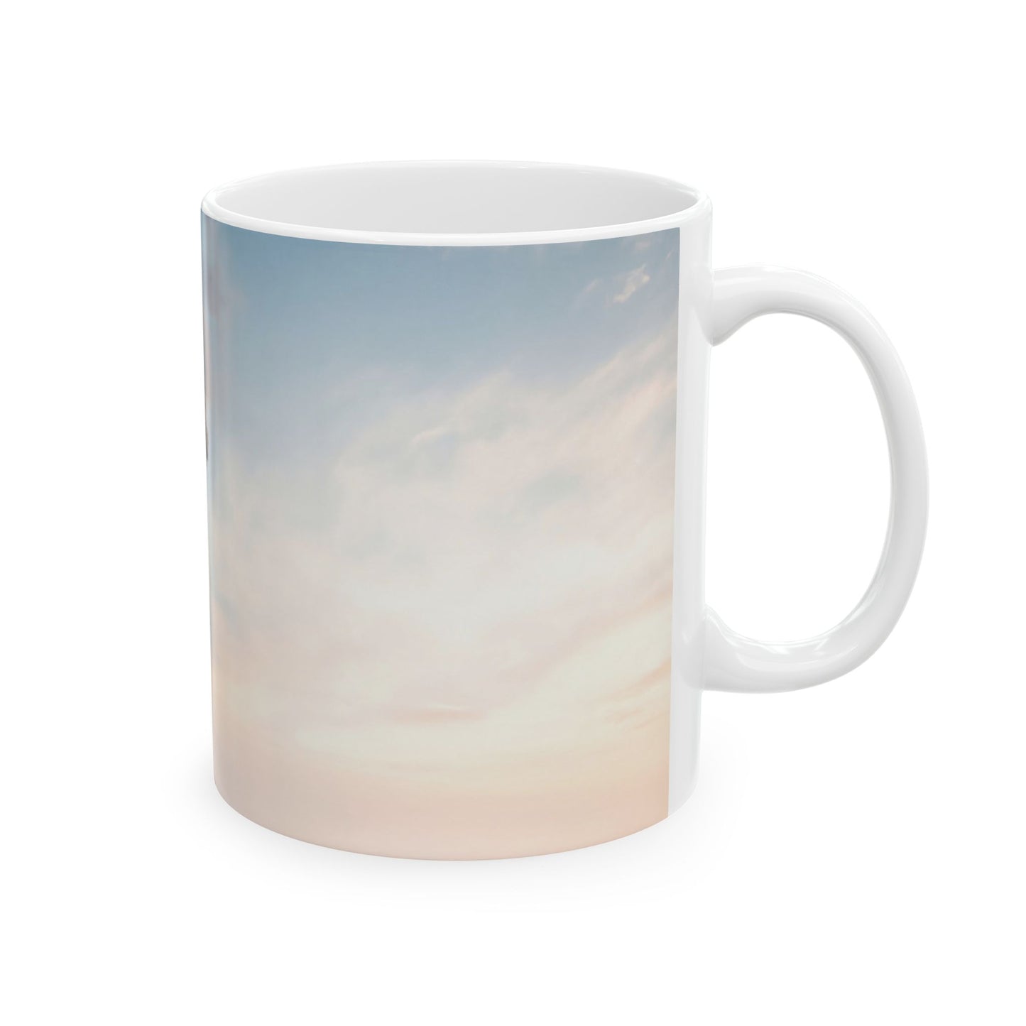 Skyward Steam Tower Ceramic Mug – Dawn’s Industrial Reverie