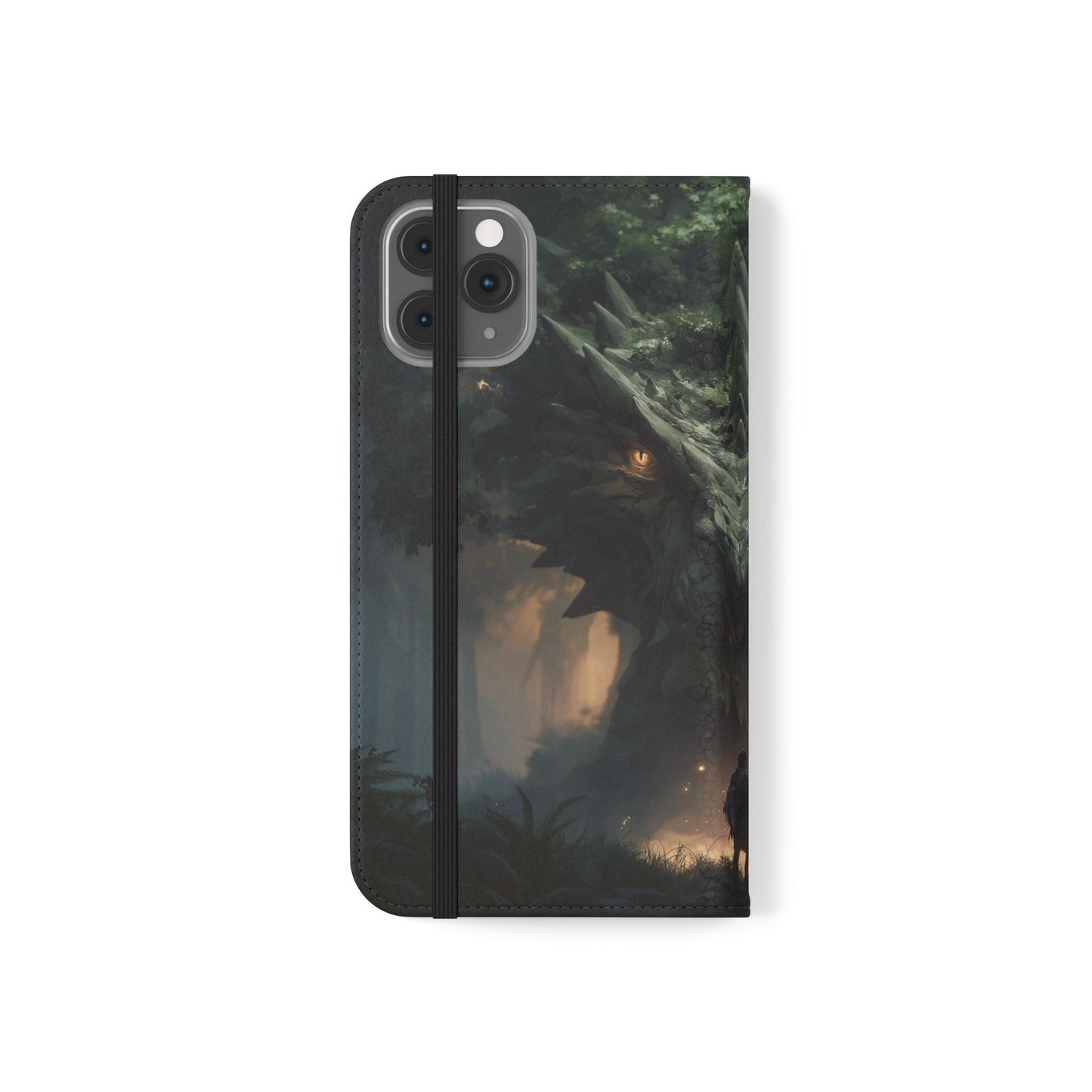 Guardian Beast Flip Cases – Moss-Clad Titan Facing the Wanderer