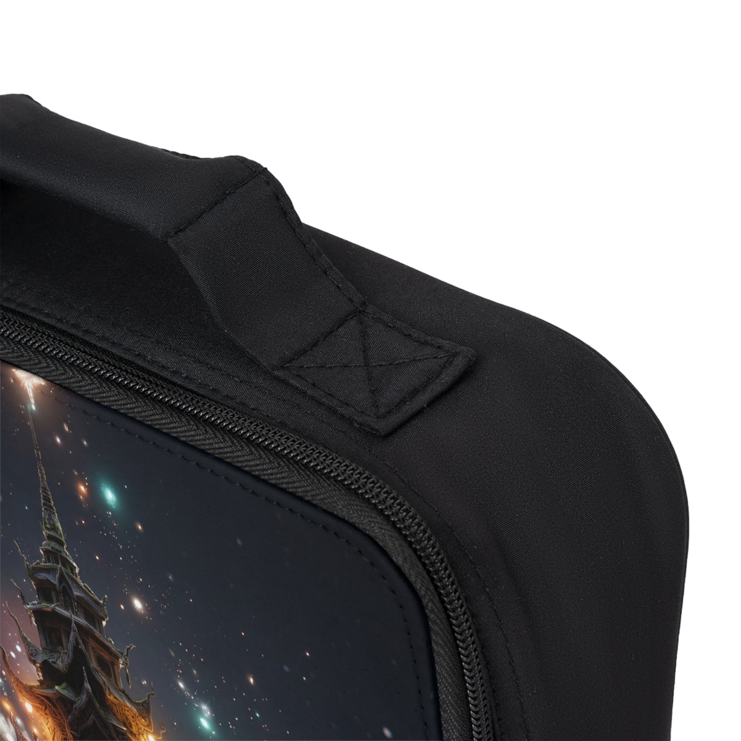Celestial Temple Lunch Bag – Gateway to the Starlit Threshold