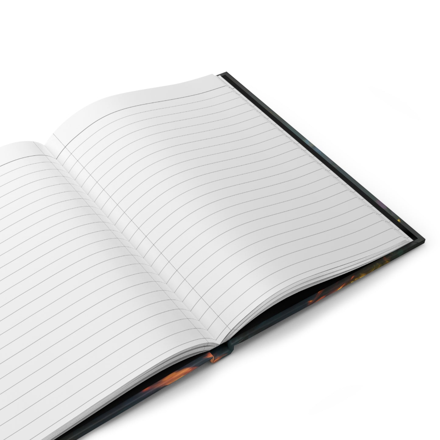 Crystal Grove Sentinel Hardcover Journal Matte – Sunlit Armor and Whispering Wings