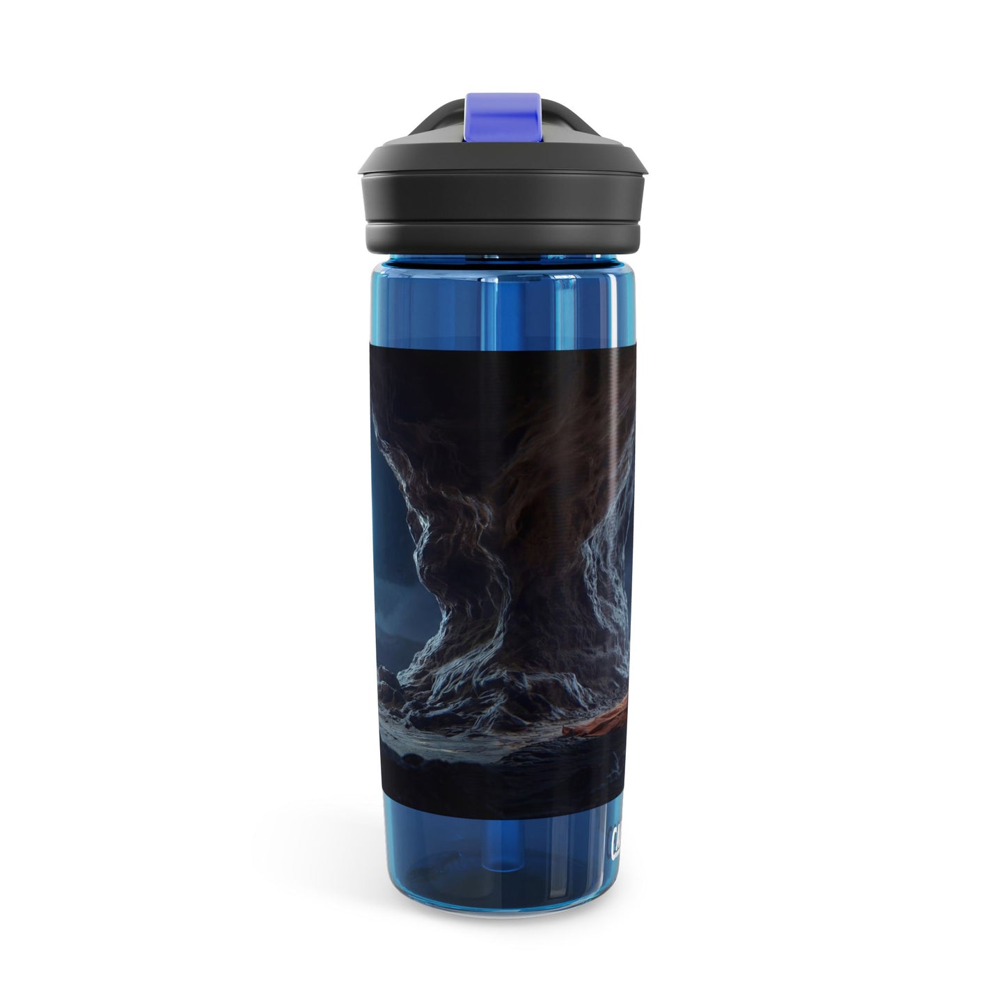Moonlit Meditation Monk CamelBak Eddy® Water Bottle, 20oz\25oz – Stillness Under the Celestial Eye