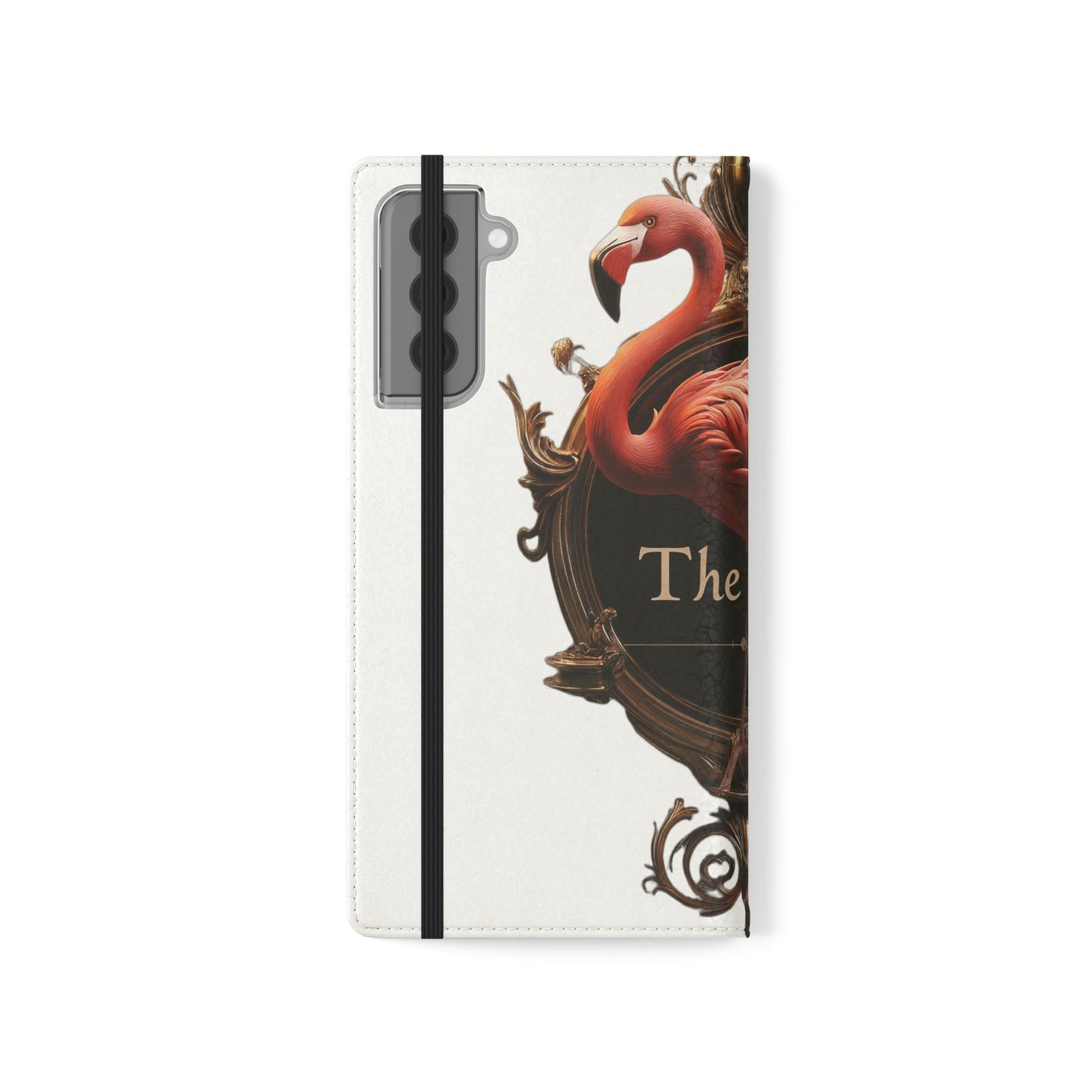 The Ritz Flamingo Flip Cases – Gilded Ornate Frame Art Design
