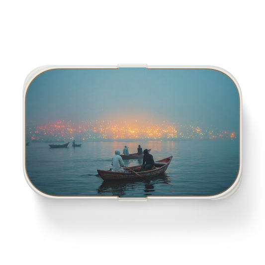 Misty River Rowboat Bento Lunch Box – Lanterns of the Distant Shore