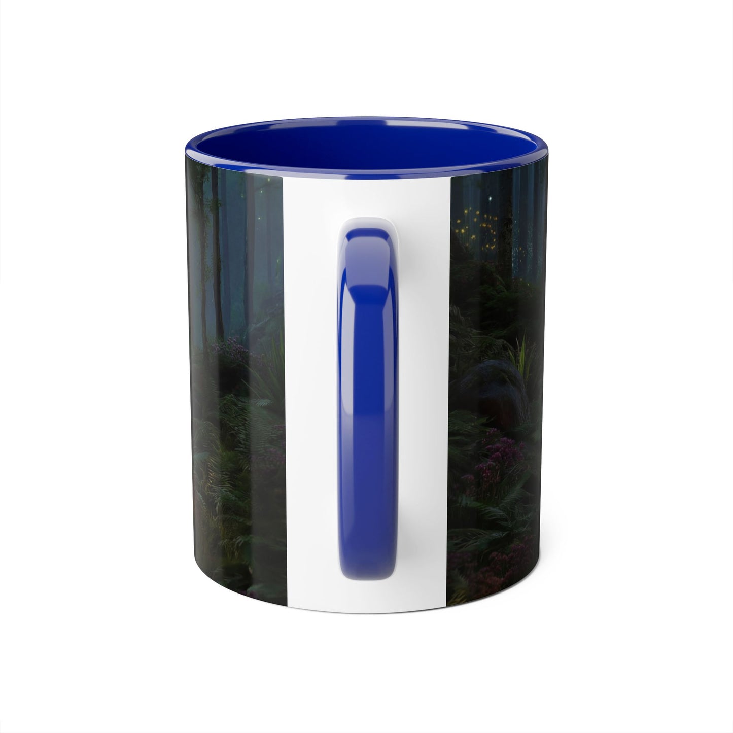 Blue Beam Forest Accent Mugs, 11oz – Luminescent Grove Streamside