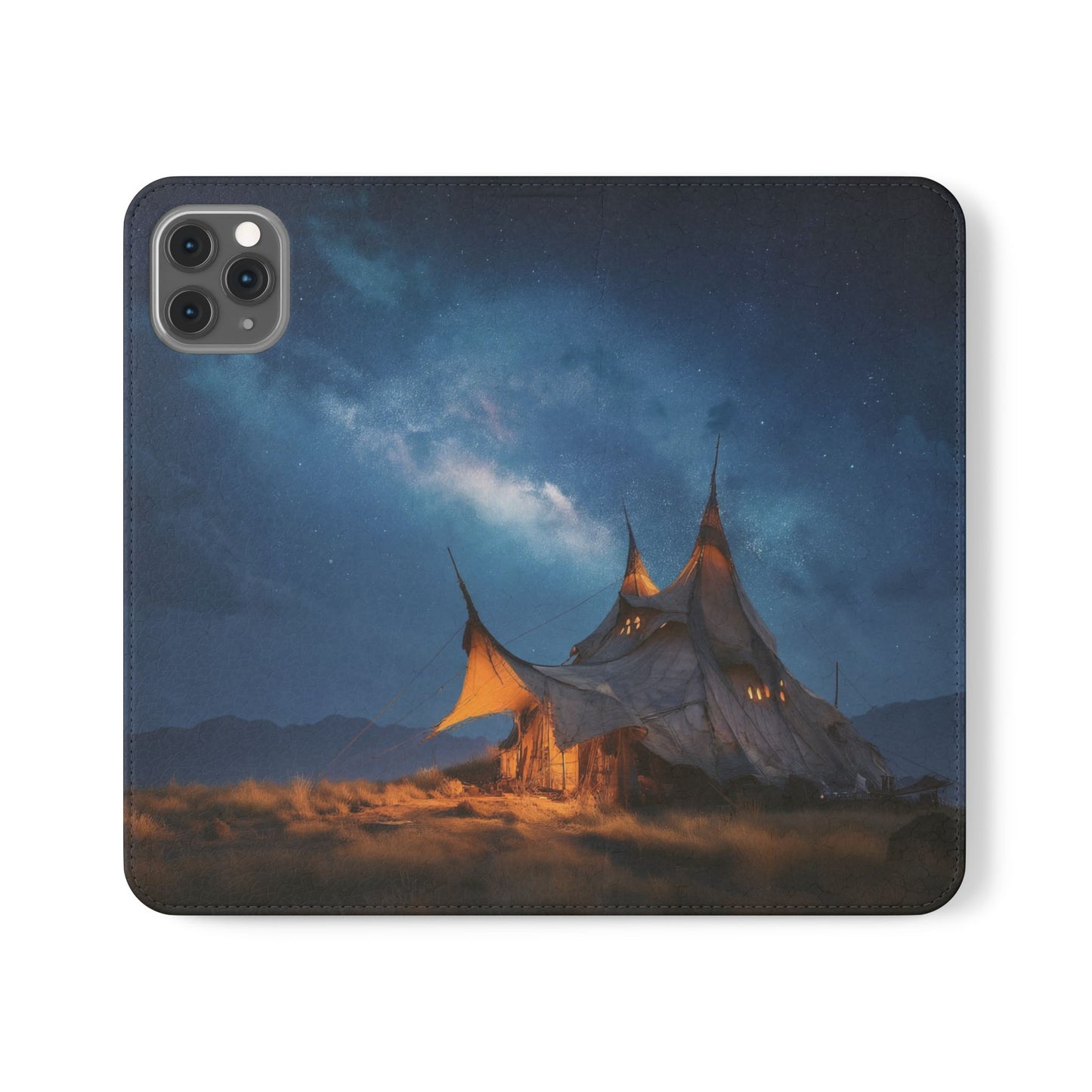 Stardust Nomad Tent Flip Cases – Milky Way Caravan Canvas