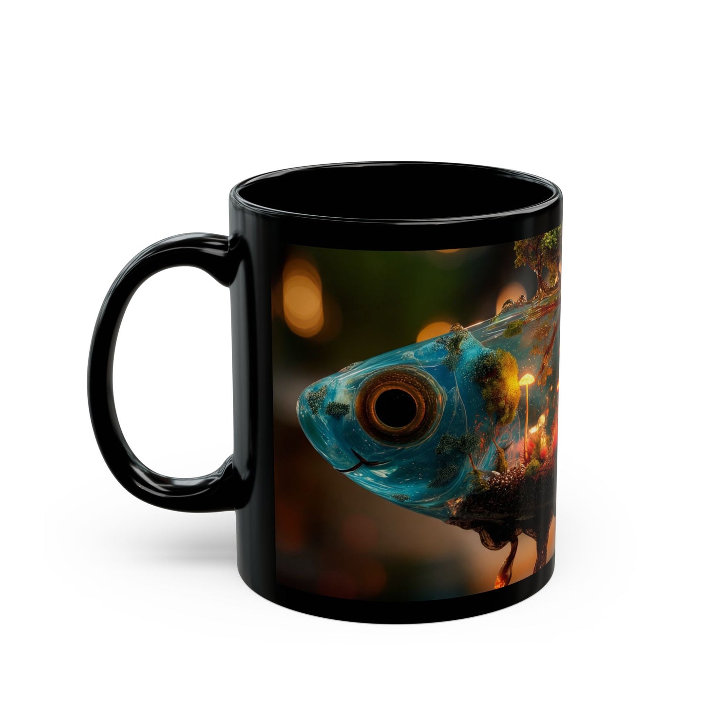 Forest Within Fish Mug – Liquid Garden Dreamscape