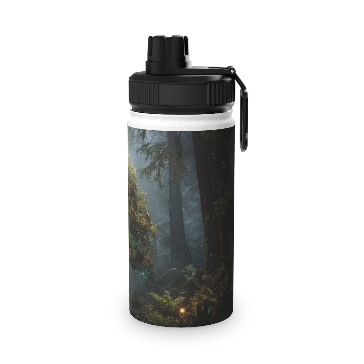 Lungs of the Forest Stainless Steel Water Bottle, Sports Lid – Breath of Ancient Canopy