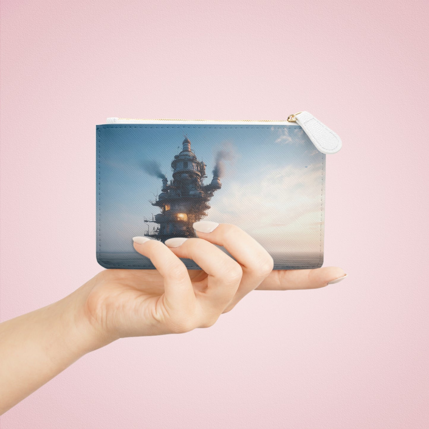 Skyward Steam Tower Mini Clutch Bag – Lonely Engineer’s Dawn