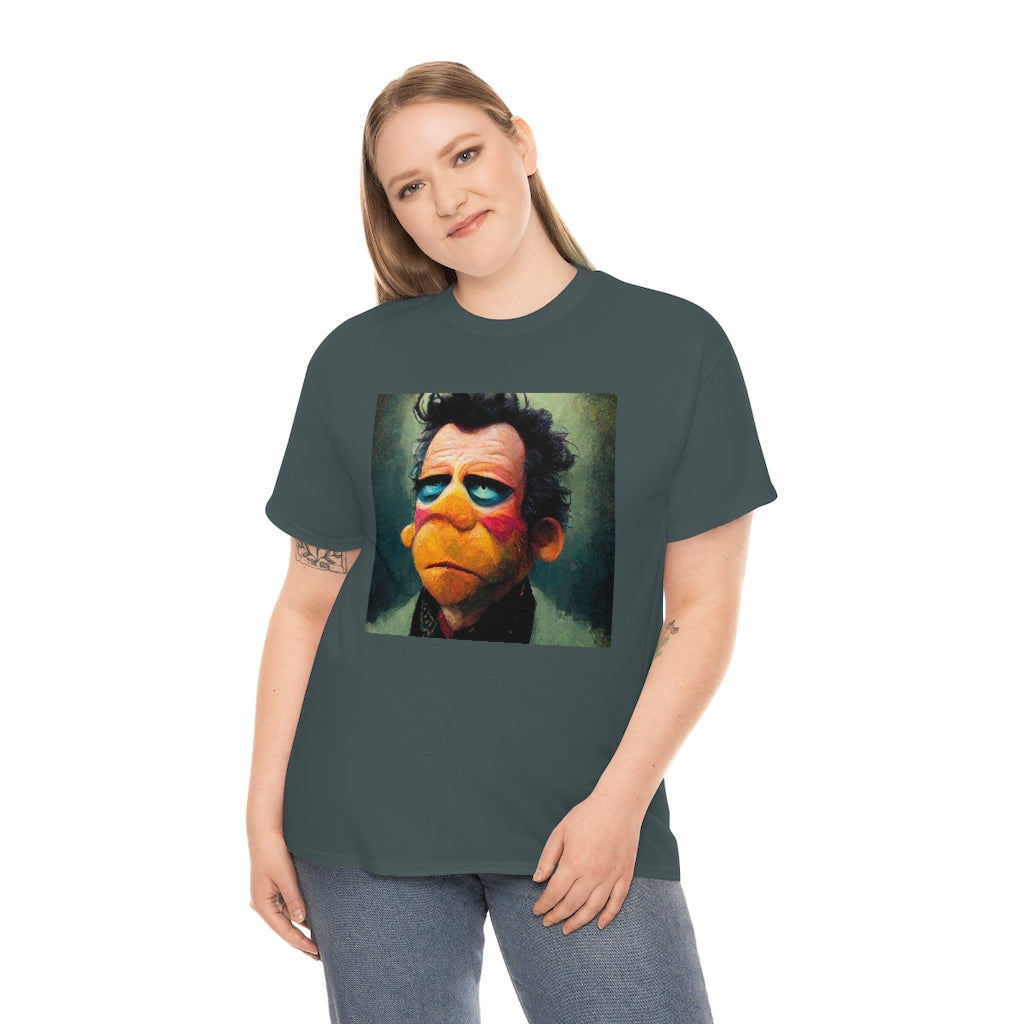 tom waits as a muppet - Unisex Heavy Cotton Tee