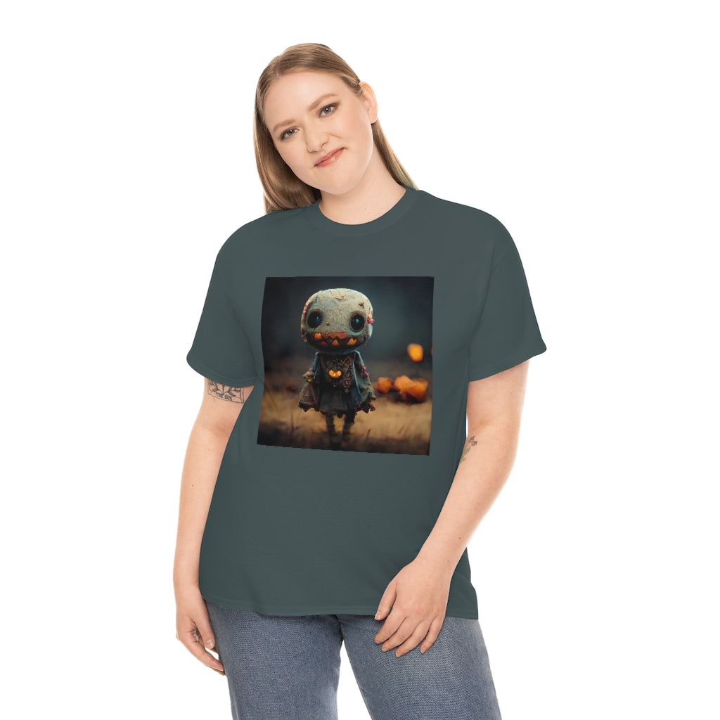 cute_halloween_zombie_concept_art_realistic_octane_render - Unisex Heavy Cotton Tee