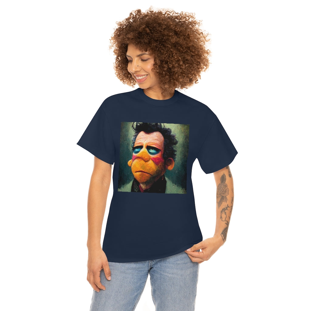 tom waits as a muppet - Unisex Heavy Cotton Tee