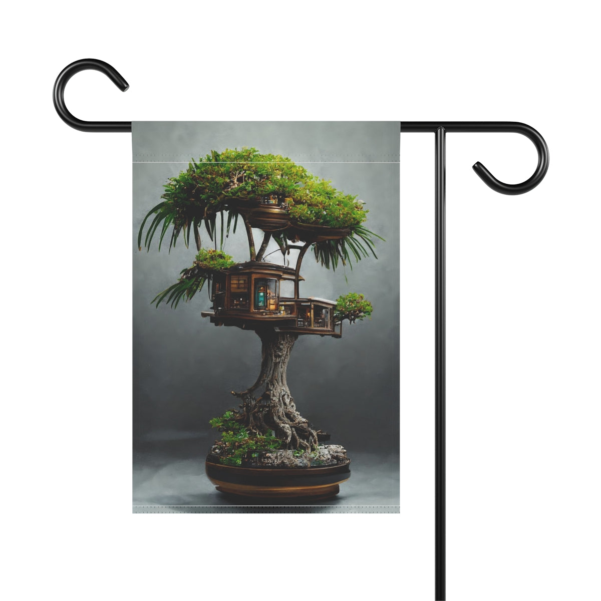 palm tree bonsai treehouse