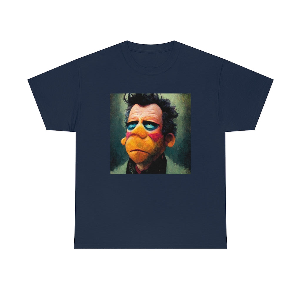 tom waits as a muppet - Unisex Heavy Cotton Tee