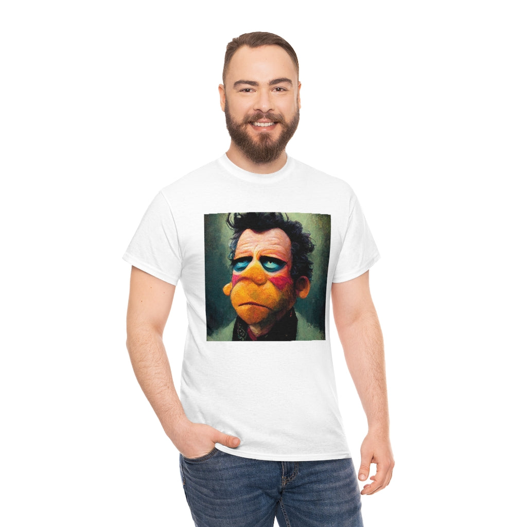 tom waits as a muppet - Unisex Heavy Cotton Tee