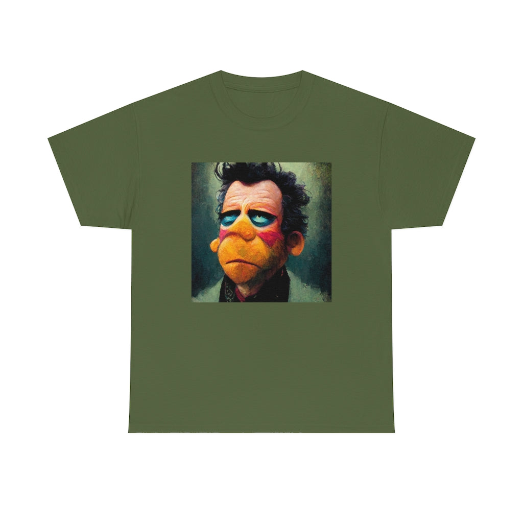 tom waits as a muppet - Unisex Heavy Cotton Tee