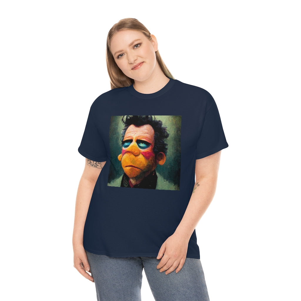 tom waits as a muppet - Unisex Heavy Cotton Tee