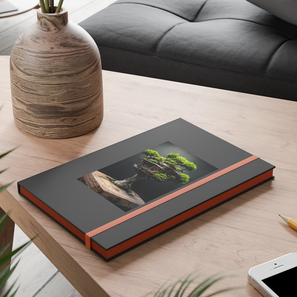 Bonsai Treehouse - Color Contrast Notebook - Ruled