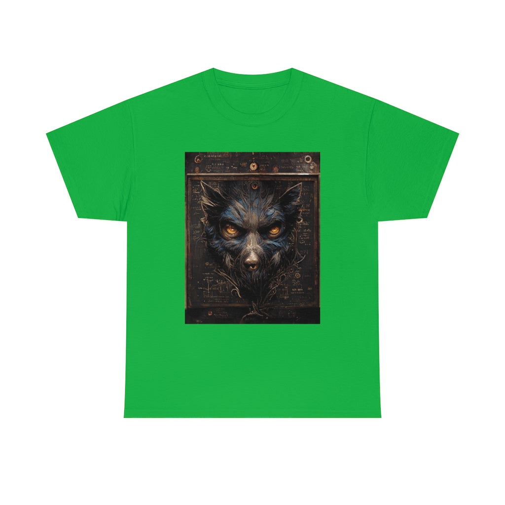 a_blueprint_of_a_steampunk_werewolf_concept_art - Unisex Heavy Cotton Tee