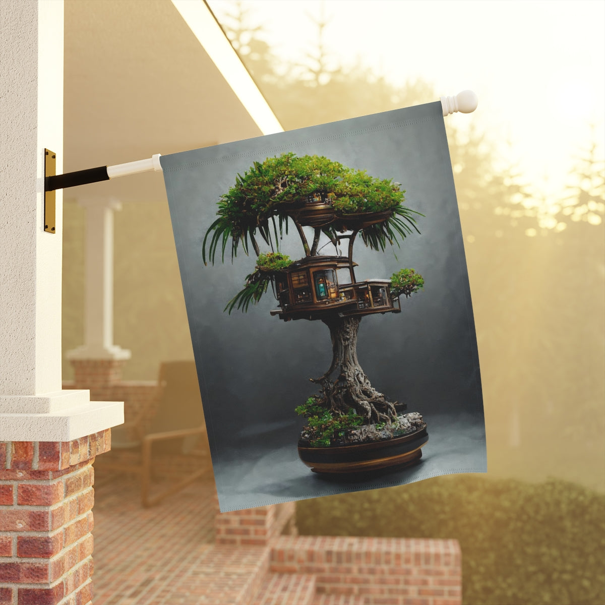 palm tree bonsai treehouse