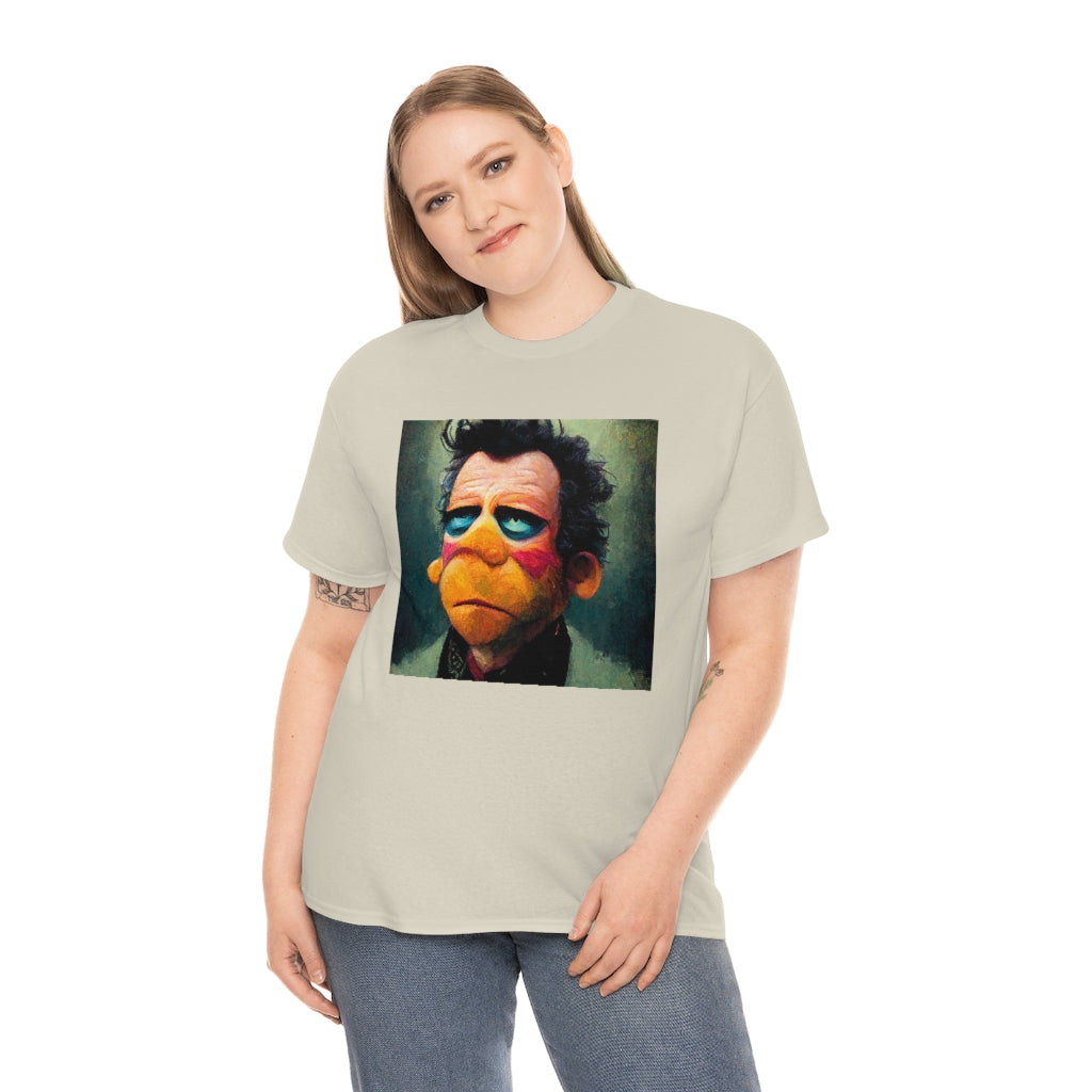 tom waits as a muppet - Unisex Heavy Cotton Tee