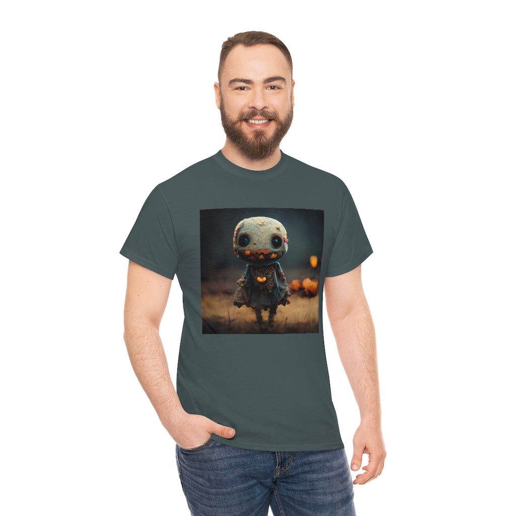 cute_halloween_zombie_concept_art_realistic_octane_render - Unisex Heavy Cotton Tee