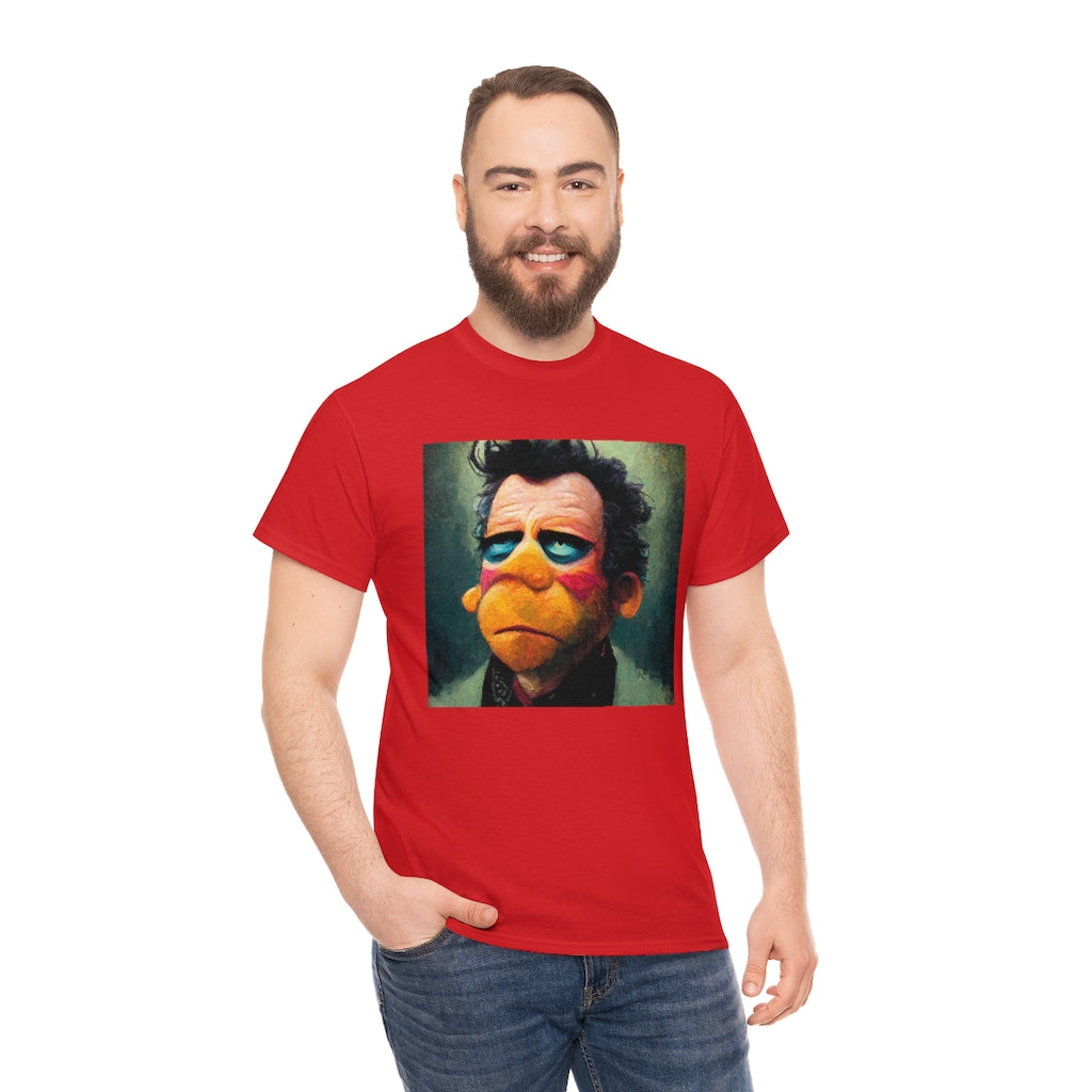 tom waits as a muppet - Unisex Heavy Cotton Tee