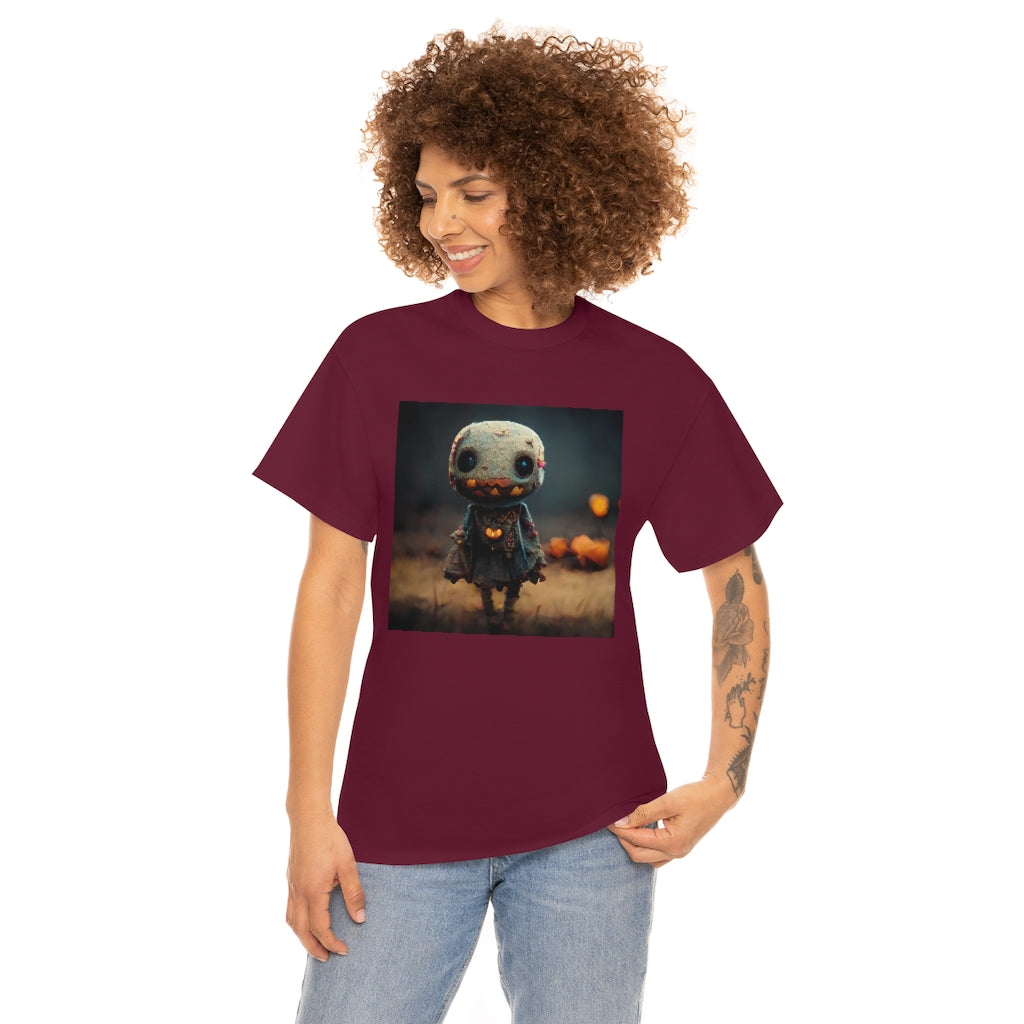 cute_halloween_zombie_concept_art_realistic_octane_render - Unisex Heavy Cotton Tee