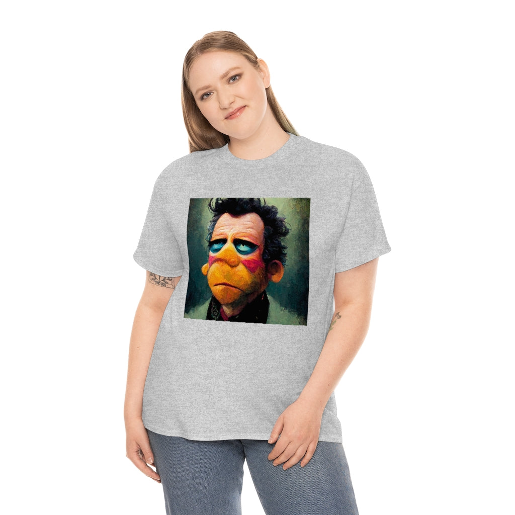 tom waits as a muppet - Unisex Heavy Cotton Tee