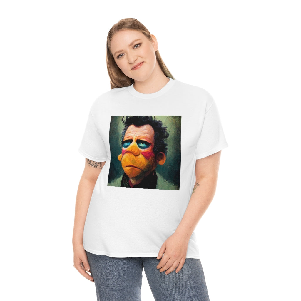 tom waits as a muppet - Unisex Heavy Cotton Tee