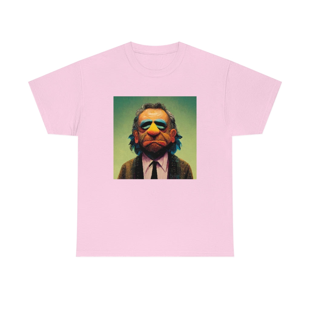 charles bukowski as a muppet - Unisex Heavy Cotton Tee