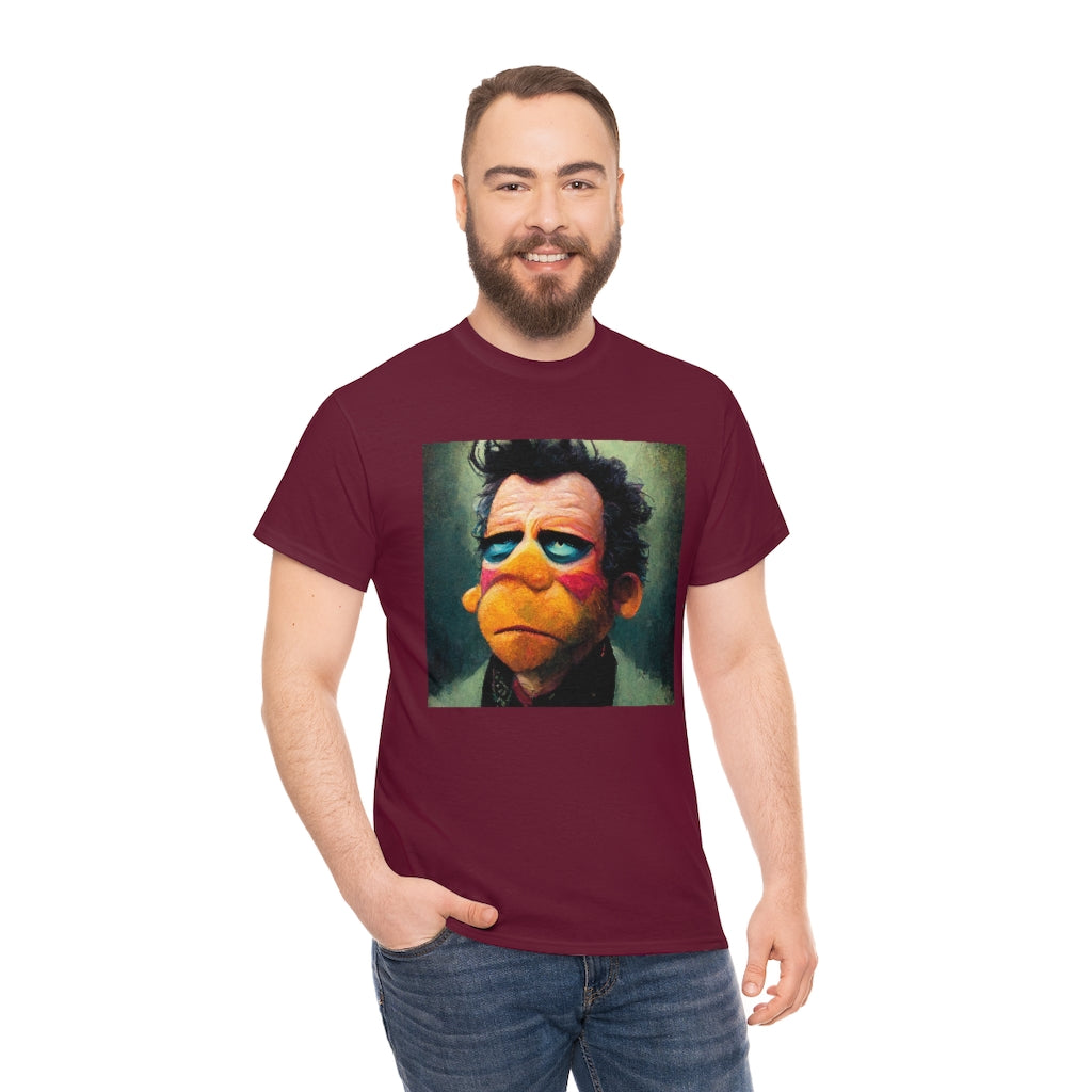 tom waits as a muppet - Unisex Heavy Cotton Tee