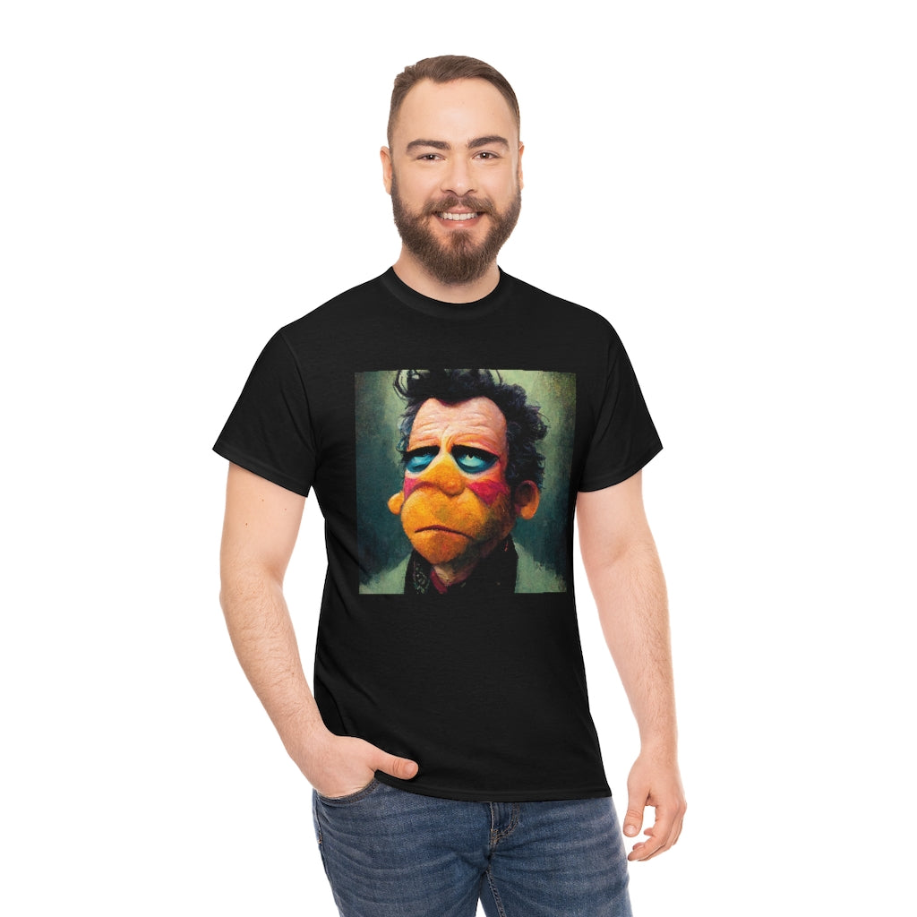 tom waits as a muppet - Unisex Heavy Cotton Tee