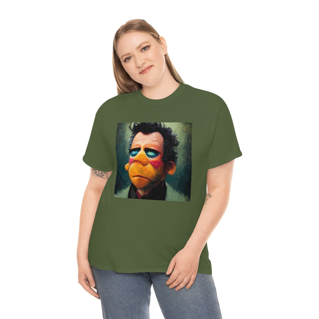 tom waits as a muppet - Unisex Heavy Cotton Tee