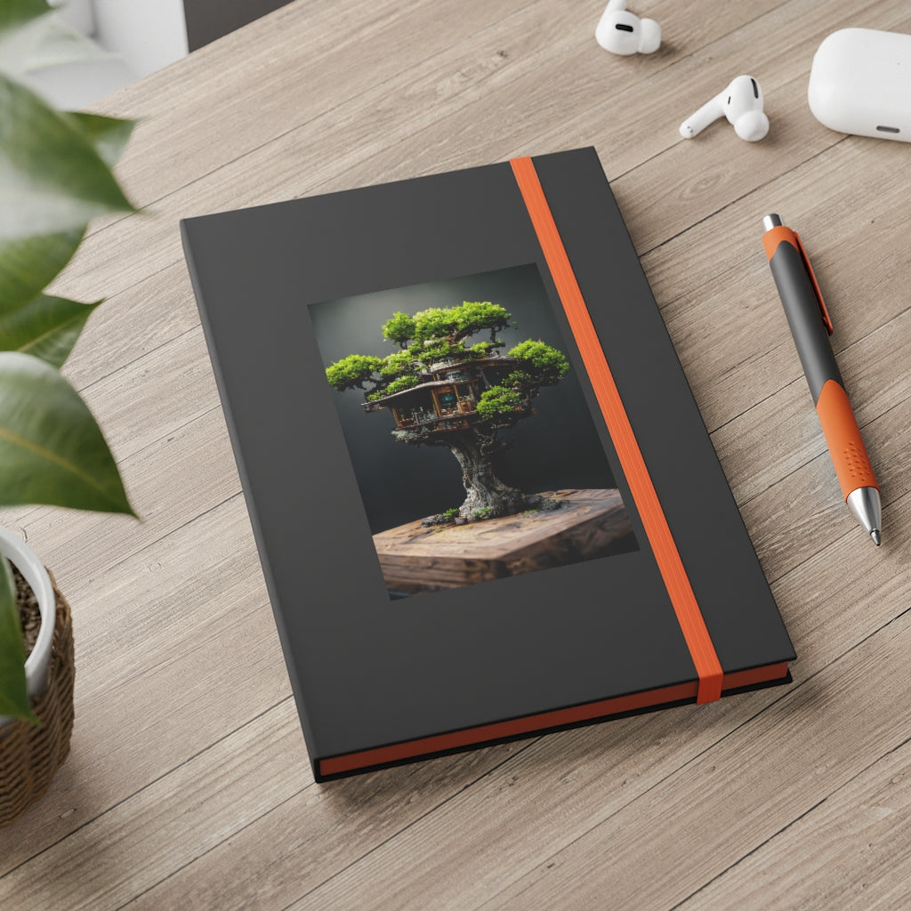 Bonsai Treehouse - Color Contrast Notebook - Ruled