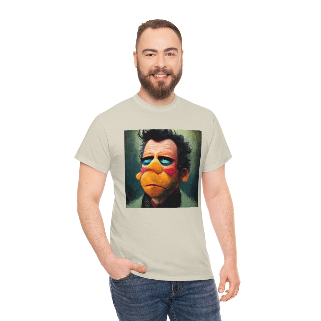 tom waits as a muppet - Unisex Heavy Cotton Tee