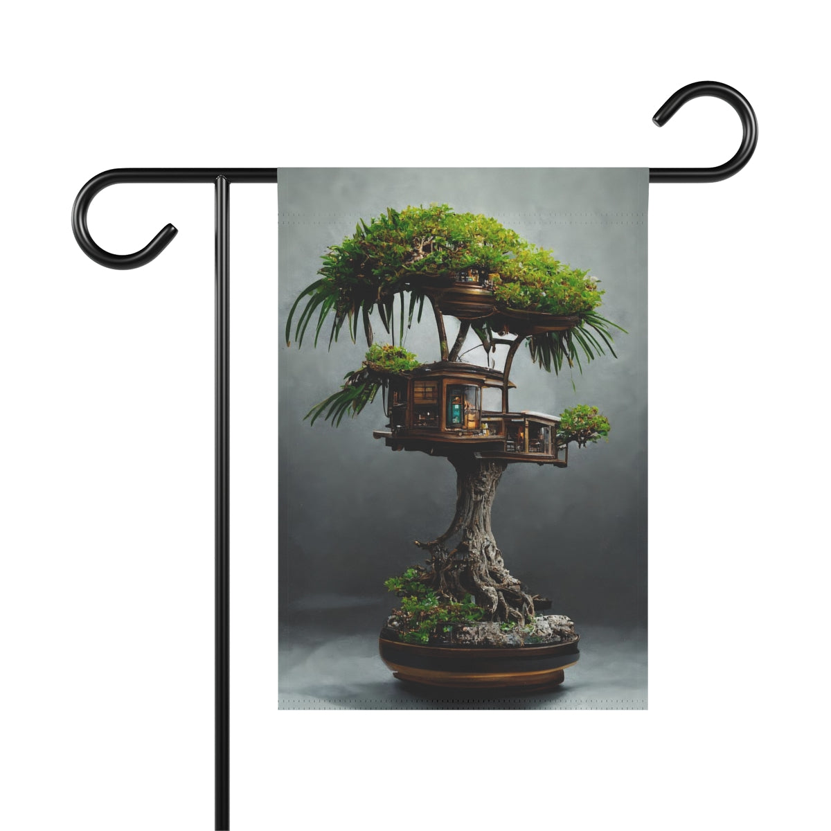 palm tree bonsai treehouse