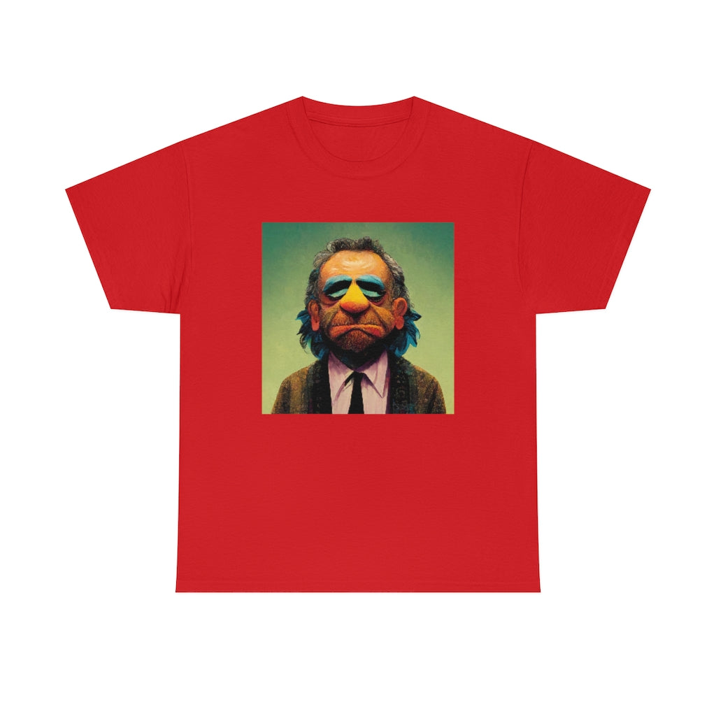 charles bukowski as a muppet - Unisex Heavy Cotton Tee