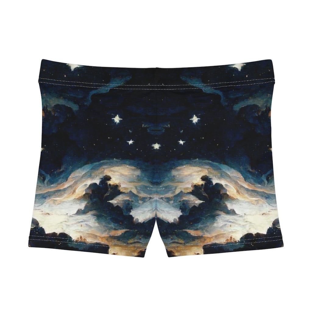 the night sky by michaelangelo mirror - Women's Shorts (AOP)