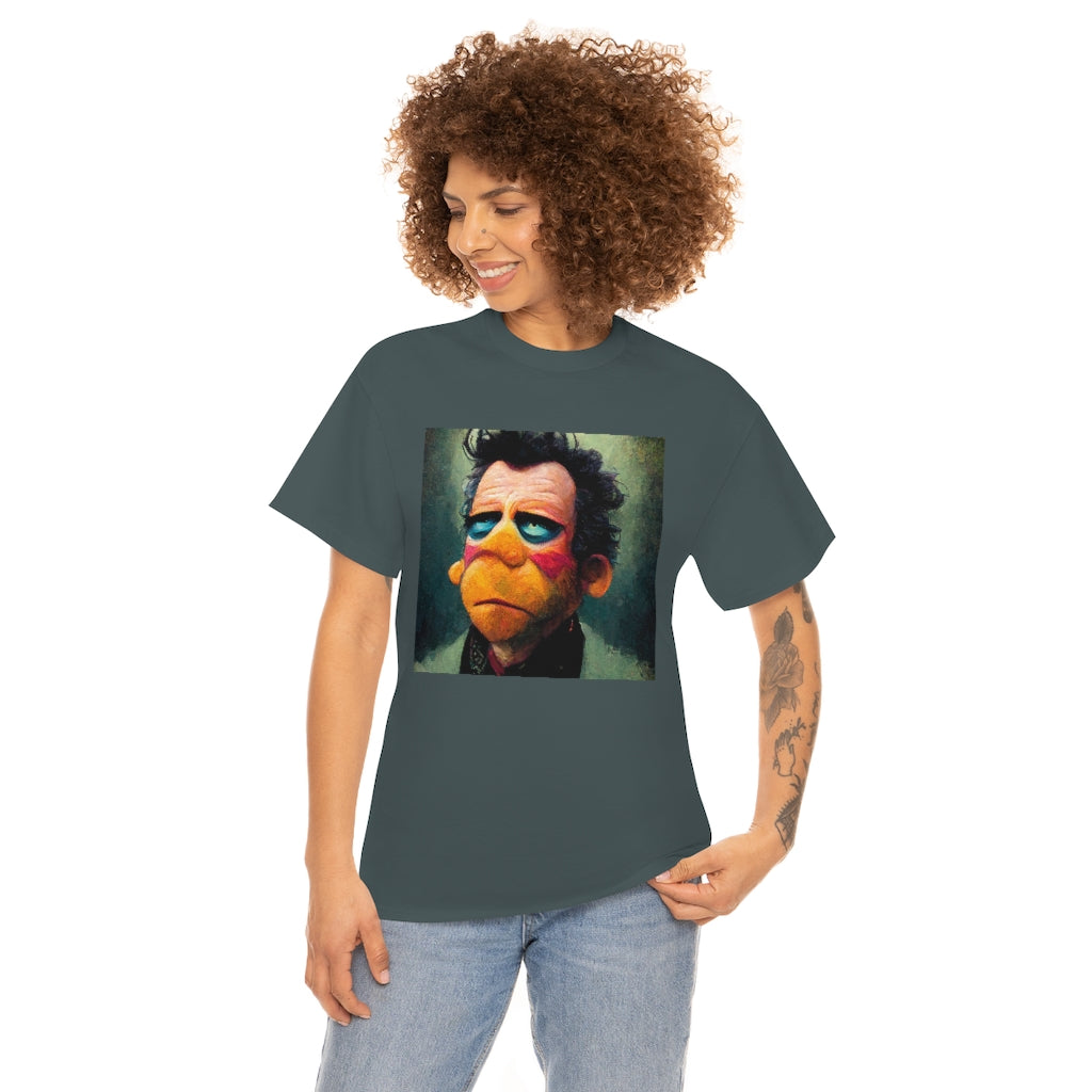 tom waits as a muppet - Unisex Heavy Cotton Tee