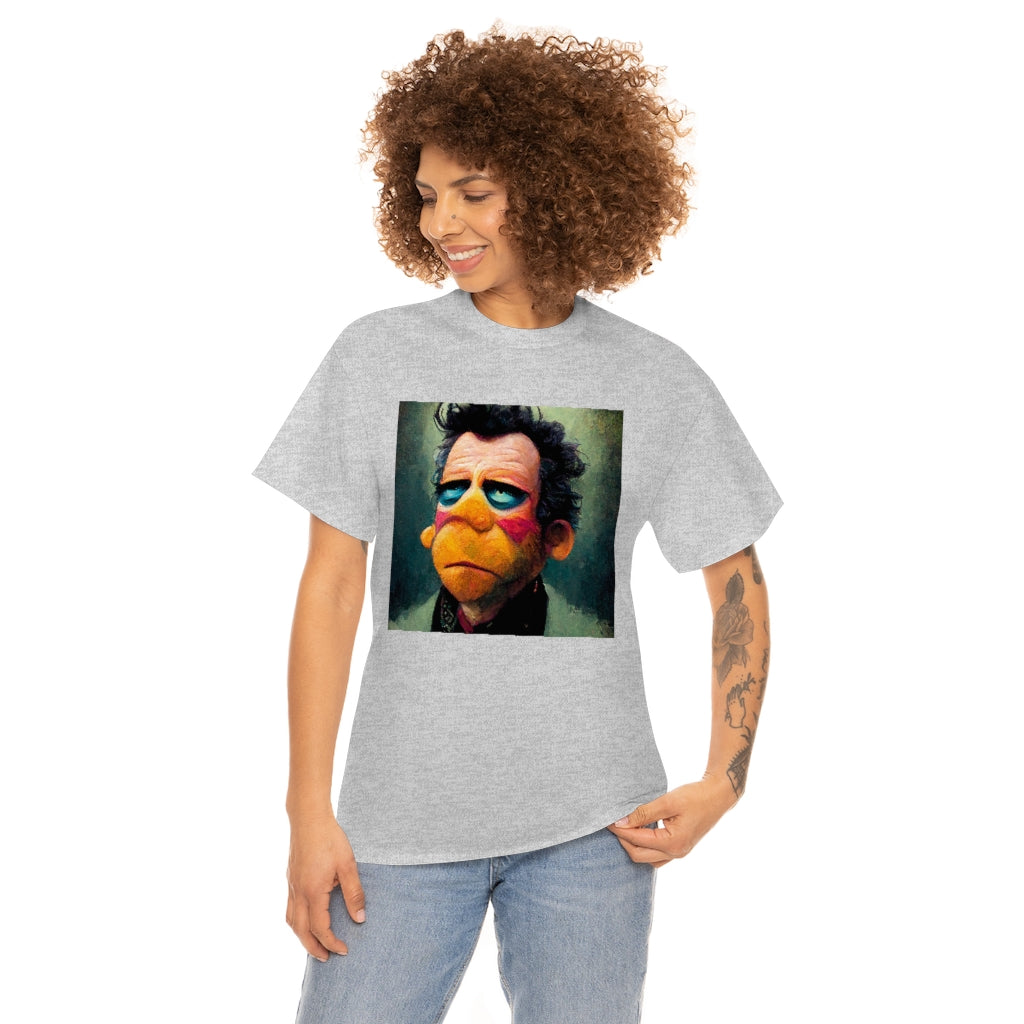 tom waits as a muppet - Unisex Heavy Cotton Tee