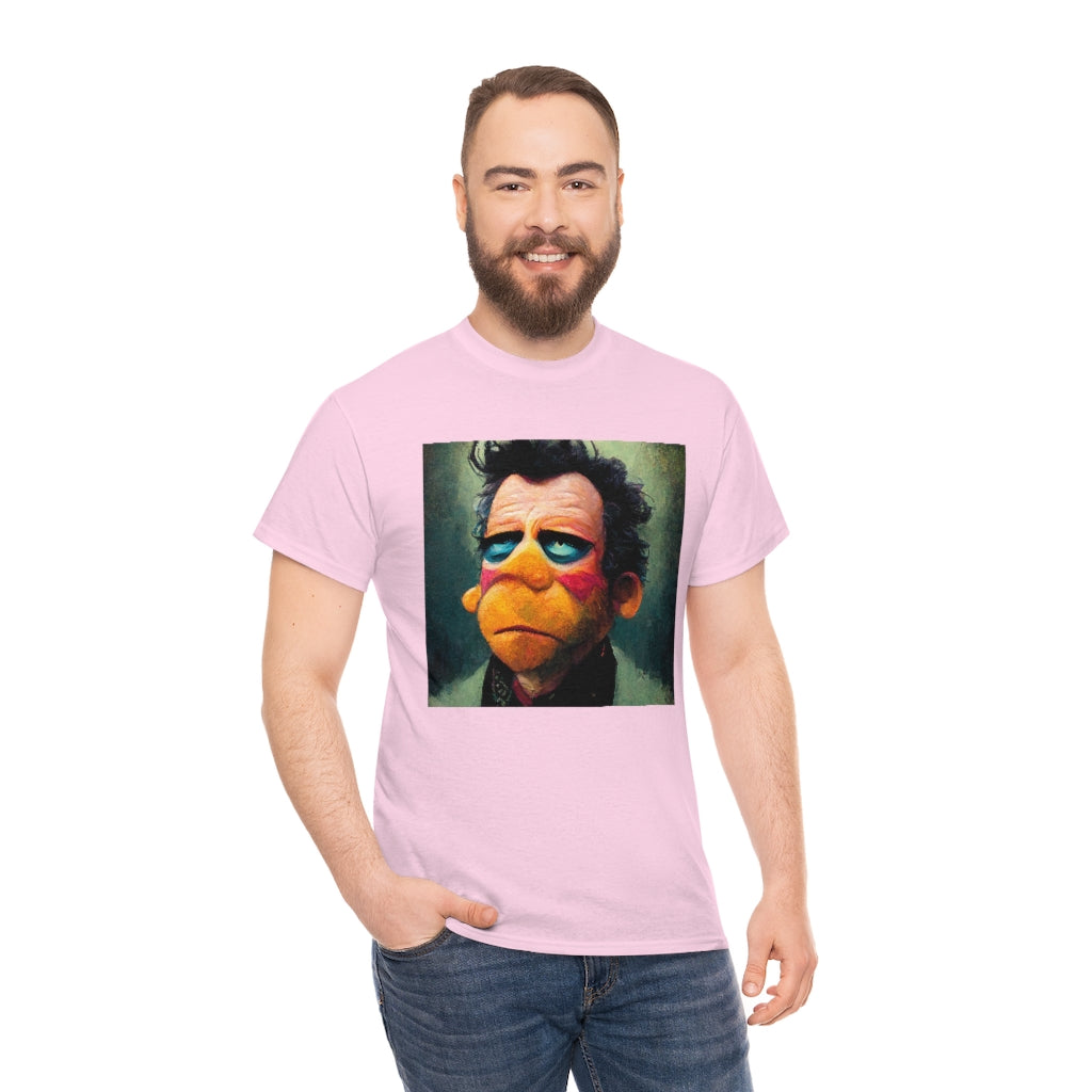 tom waits as a muppet - Unisex Heavy Cotton Tee