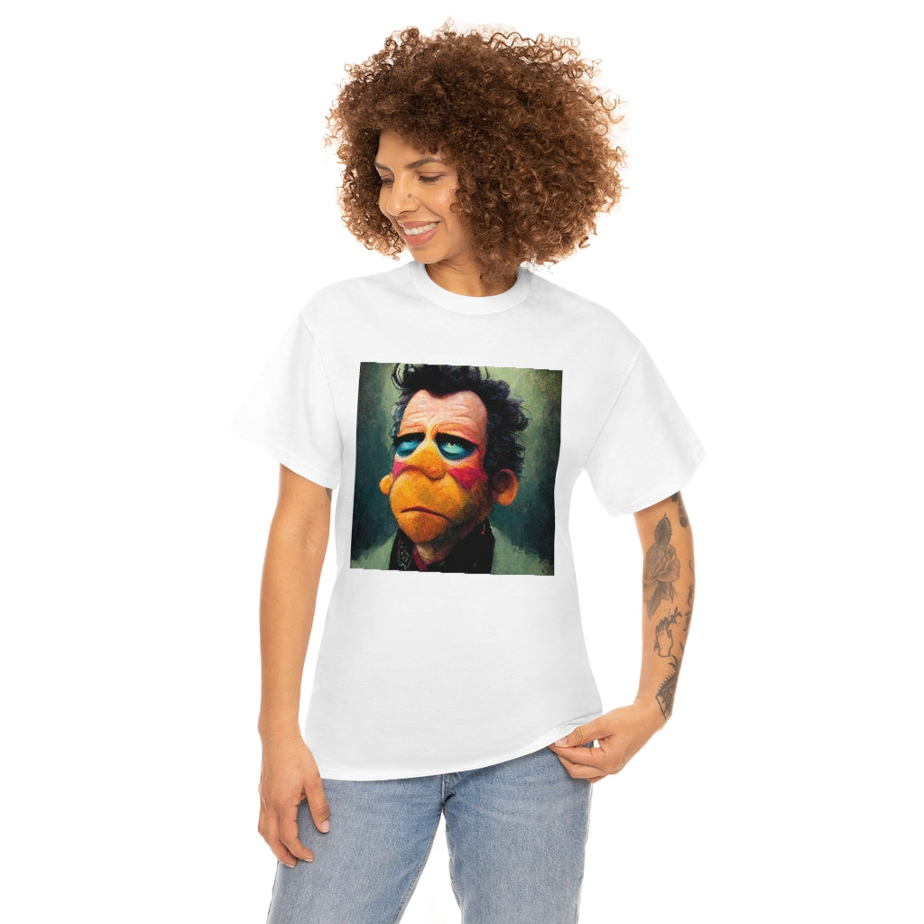 tom waits as a muppet - Unisex Heavy Cotton Tee