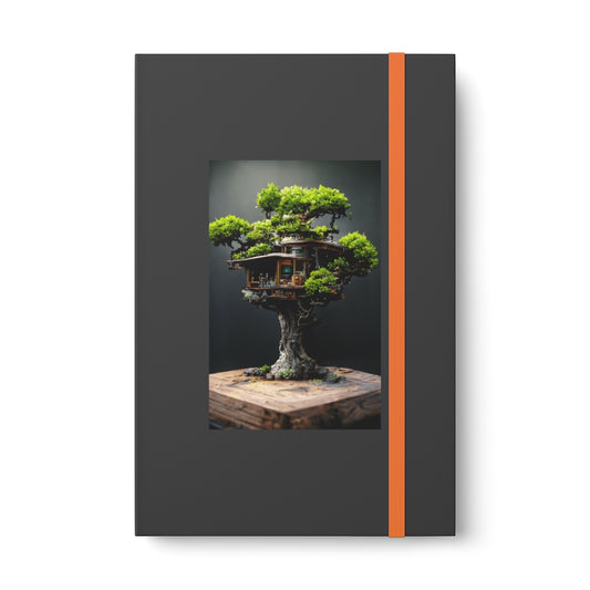 Bonsai Treehouse - Color Contrast Notebook - Ruled