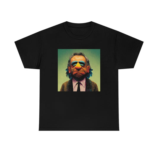 charles bukowski as a muppet - Unisex Heavy Cotton Tee