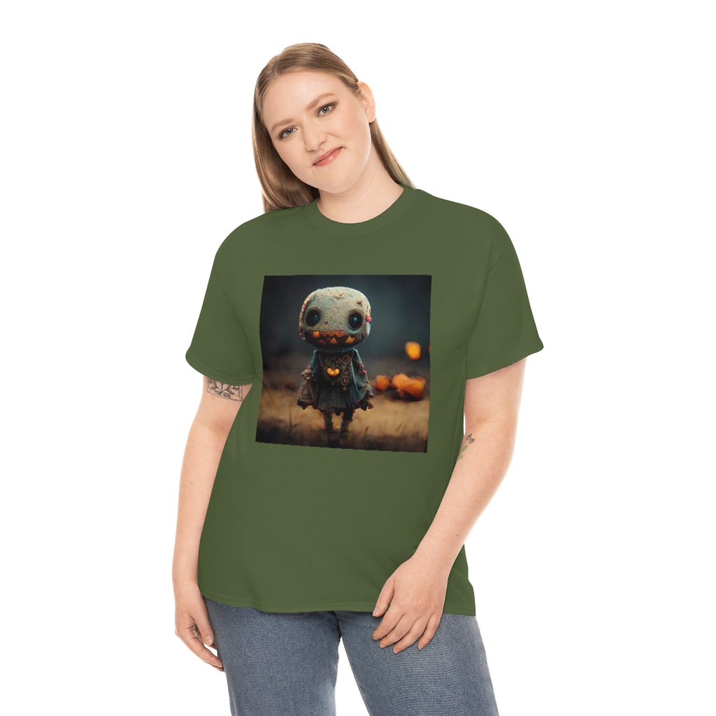 cute_halloween_zombie_concept_art_realistic_octane_render - Unisex Heavy Cotton Tee